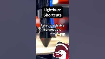 Quick & Easy LightBurn Shortcut to Reset Connection! 🔌 #lightburn #lasercutting #laserengraving