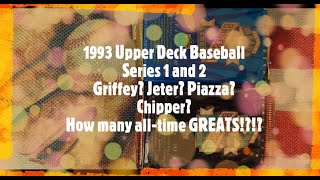 1993 Upper Deck Baseball Pack Opening | Jeter Rookie? Griffey? Hall of Fame?