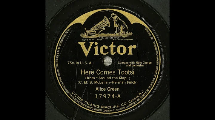 "Here Comes Tootsi" Alice Green (Olive Kline) song...