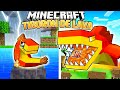 SOBREVIVÍ 100 DÍAS como un TIBURON DE LAVA en MINECRAFT HARDCORE!