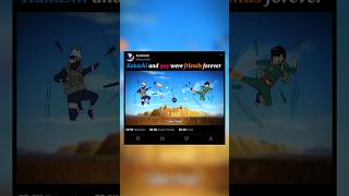 Kakashi And Guy Were Friends Forever animeedit anime kakashi mightguy naruto