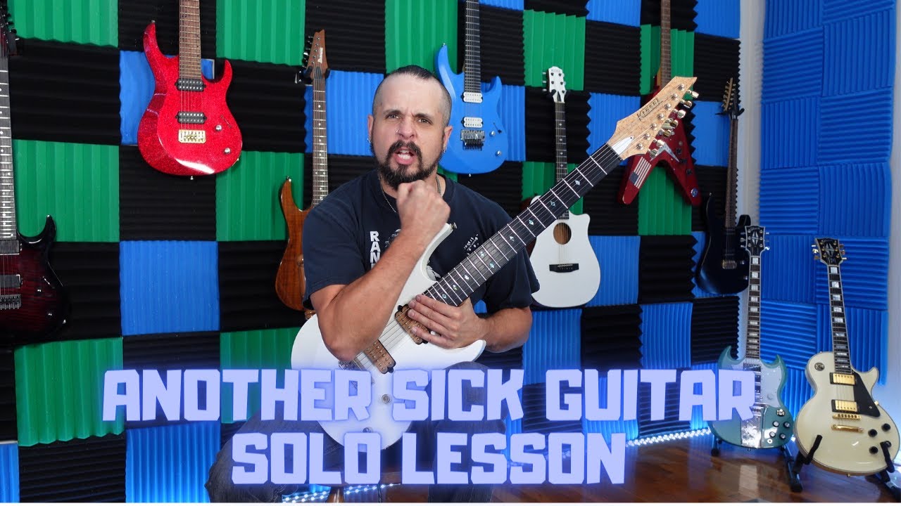 Another Sick Guitar Solo Lesson Metal Guitar Lesson Kiesel Guitars