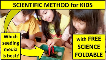 Scientific Method For Kids, FREE Science Foldable & FREE Science Notebook #ScienceFairProject