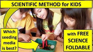 Scientific Method For Kids, FREE Science Foldable & FREE Science Notebook #ScienceFairProject