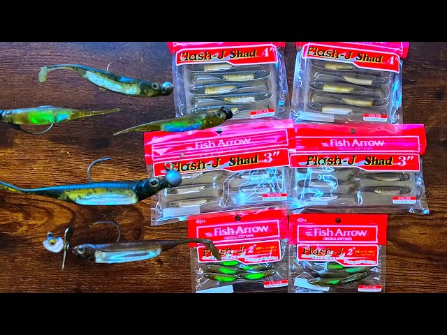fish arrow air bag shad hook size Flash J 2in Soft Plastic Fishing Lure Fish Arrow Flash shads are one of the most realistic soft plastic baitfish imitations on the market FISH ARROW Finesse Soft Bait