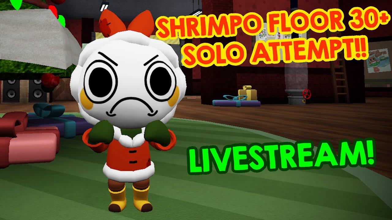 DANDY'S WORLD: LAST MINUTE FLOOR 30+ SHRIMPO SOLO ATTEMPT DURING THE CHRISTMAS EVENT (LIVE)