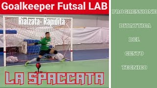 🔥📽 Ep. 3️⃣ Goalkeeper Futsal Training #spaccata 💥📽 Beppe Colaianni Academy - Progressione Didattica