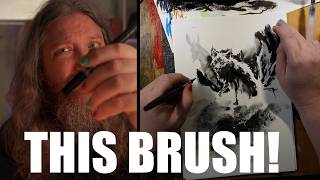 The secret tool of Kim Jung Gi, Yoji Shinkawa and me. The versatile Pentel Color Brush in action.