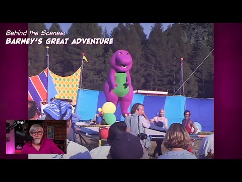 Planet Bob Barney S Great Adventure Barney On A Trampoline 