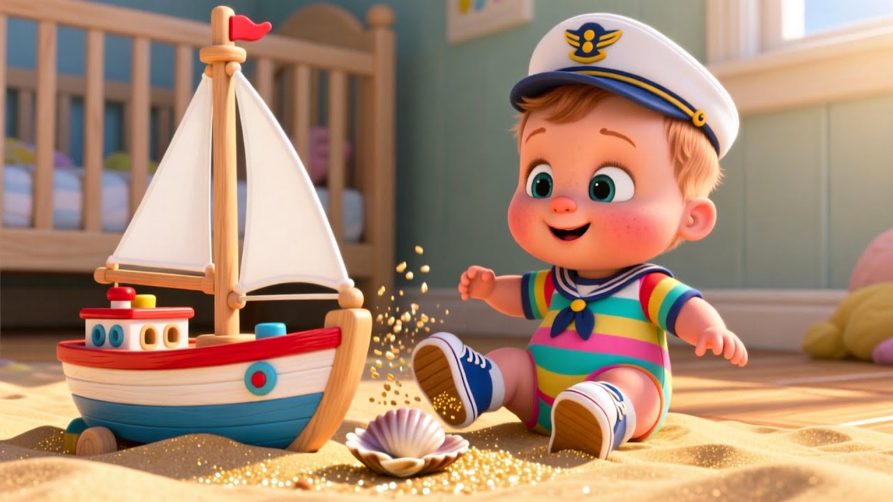 Toy Ship Adventure With Baby 🚢🎶 Fun Kids Song | Learn Vehicles & Playtime Fun