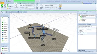 SIMULACION CON SOFTWARE SIMIO D NIVEL INTERMEDIO ALAMCEN ABC 3 PRODUCTOS