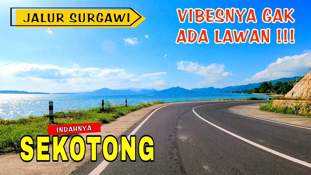Indahnya Jalur SEKOTONG Dari Pelabuhan Lembar Menuju Pantai Elak - Elak Lombok Barat