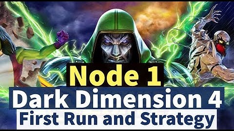Dark Dimension 4: Node 1 - One Shot First Attempt! | DD4 Guide | Marvel Strike Force - Free to Play