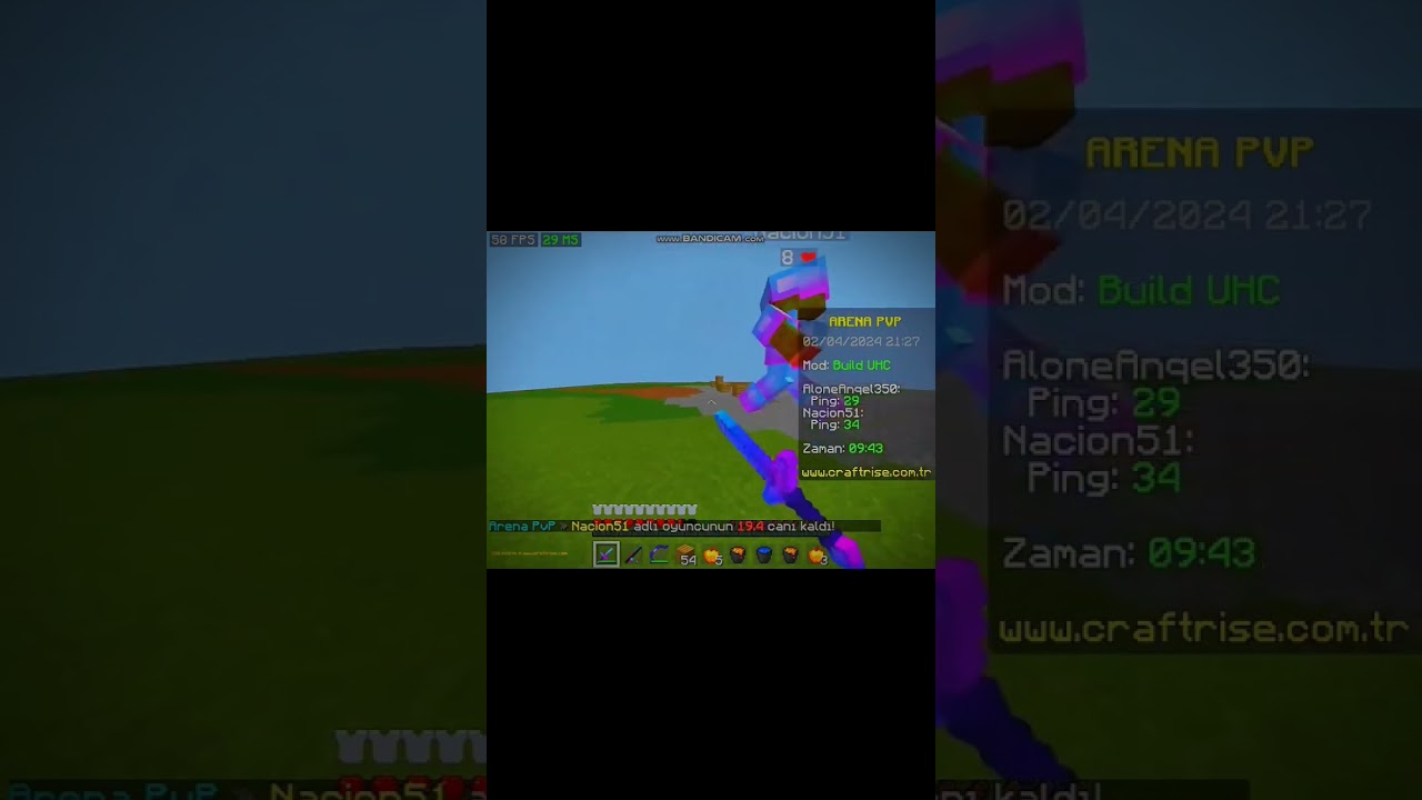 -Craft Rise Arena-PvP Builds UHC- 