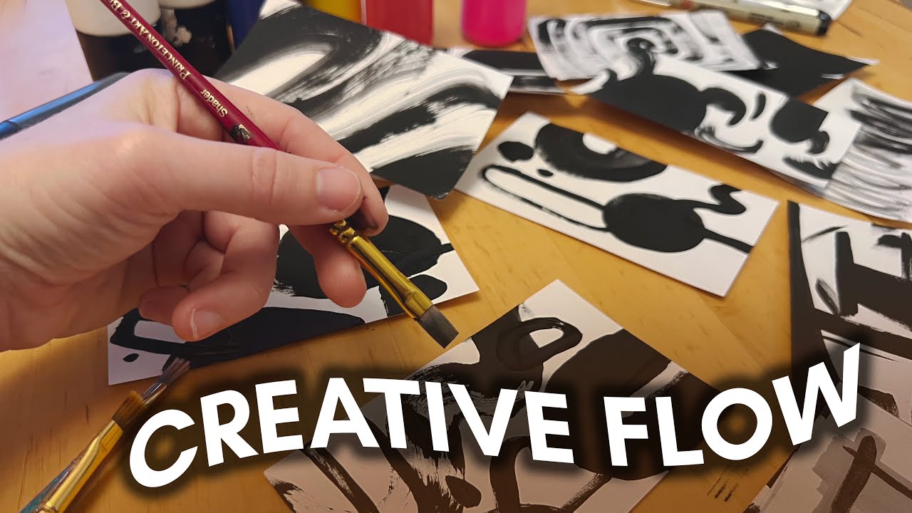 Простое упражнение по живописи для развития творческих способностей.