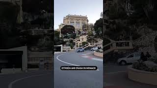 Citroën Ami à Monaco crash lors d'un virage