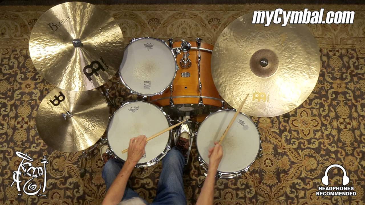 Meinl 22" Byzance Vintage Sand Ride Cymbal - 2701g - Played by Tom Lonardo (B22SAR-1090816SS)