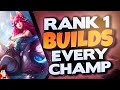 UPDATED: Rank 1 ITEM BUILDS AND RUNES on EVERY CHAMPION in WILD RIFT | Wild Rift Champion Guides