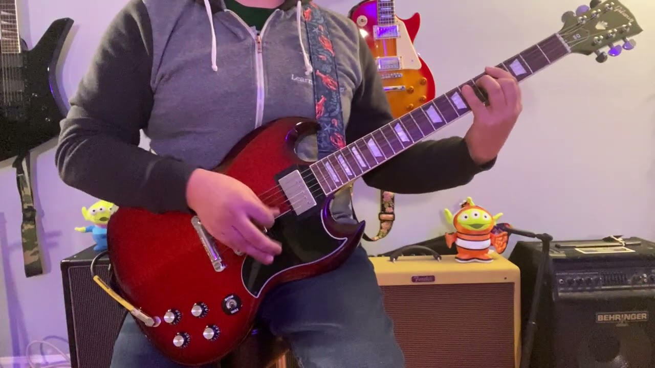 SOLD 2017 Gibson SG Standard T Dark Cherry Burst