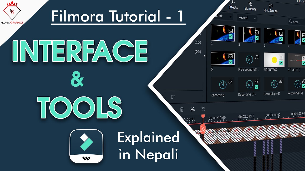 Filmora Tutorial - 1 | Interface & Tools Explained