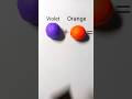 Violet and orange colour mixing video #shorts #short #viral #trending #shortsfeed #shortvideo #video