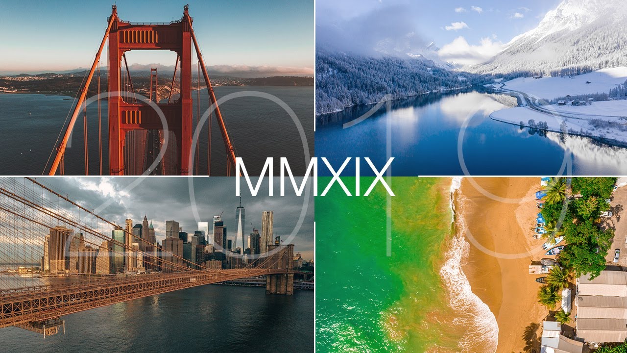 Best Drone Shots 2019, 10 countries | 4K Film