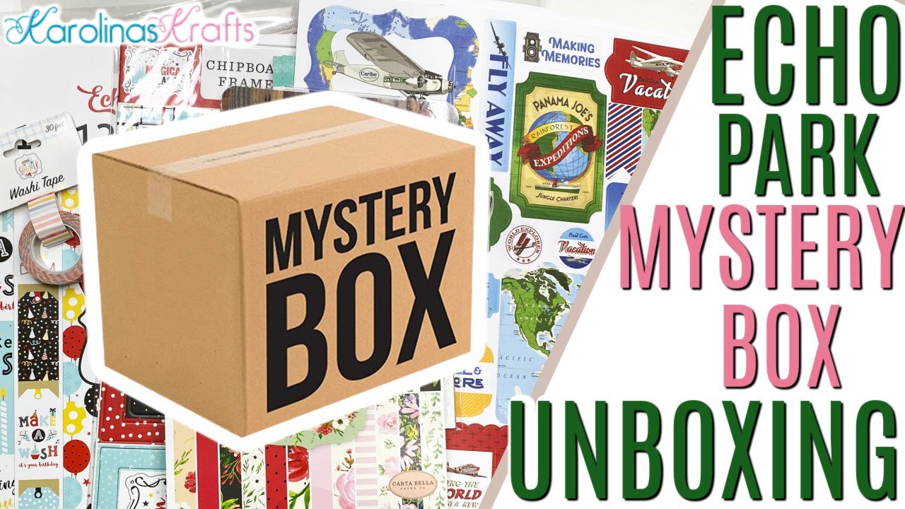 CRAFTY MYSTERY BOX! Echo Park Mystery Box Sale 2021, Echo Park