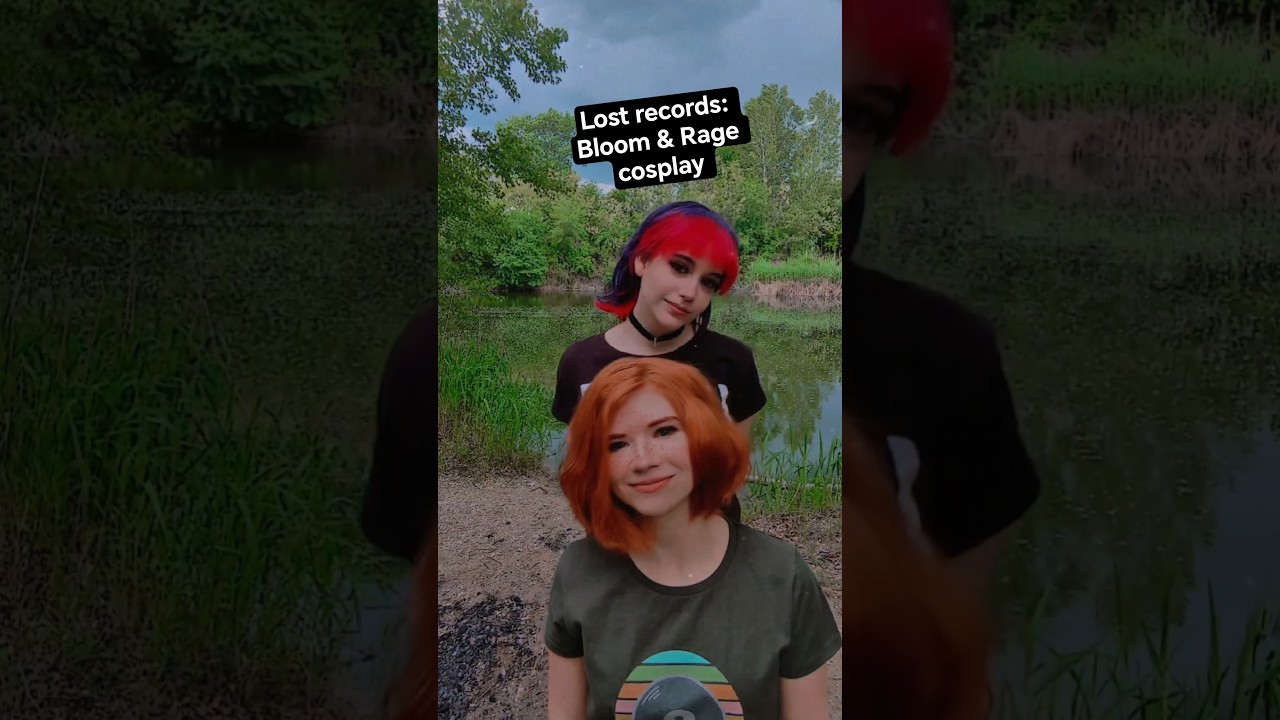 Lost records: Bloom & Rage cosplay | Nora Malakian & Swann Holloway @nikkihatsunecosplay#shorts
