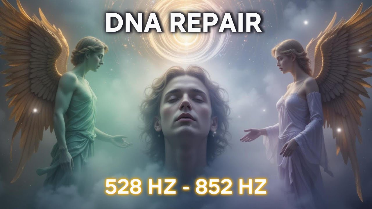 LISTEN and HEAL: DNA REPAIR + INTUITION BOOST with 528 & 852 hz