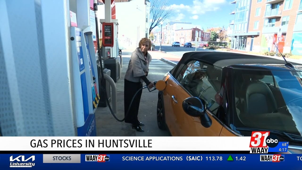 Gas prices drop in Huntsville area YouTube