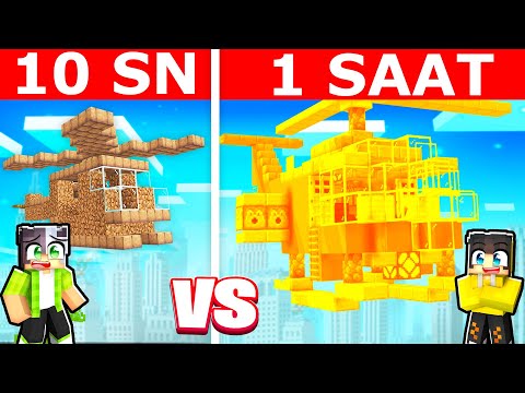 Minecraft: En İyi Helikopteri Yapan Kazanır! 🚁