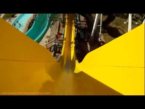 Lightning Falls Mat Coaster Slide (HD POV) Seven Peaks Salt Lake