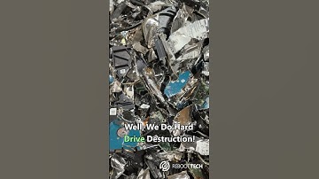 Reboot Tech Offers Secure Hard Drive Destruction! #shorts #datasecurity #ewaste
