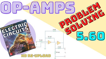 HD Cascaded Operational Amplifiers (op-amps) - Solution of Problem 5.60 - Alexander & Sadiku