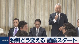 税制どう変える 議論スタート