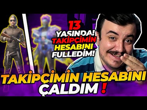 TAKİPÇİMİN HESABINI ÇALDIM AĞLADI HESABINI FULLEDİM PUBG MOBİLE