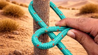 Wow 5 Basic Essentials Knots Skills For Outdoor Emergency Trailers !Very Quick Release Trailers Knot