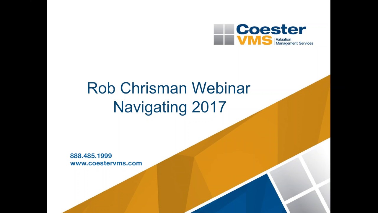 CoesterVMS Rob Chrisman and Brian Coester discuss Navigating the Mortgage Market 2017 YouTube