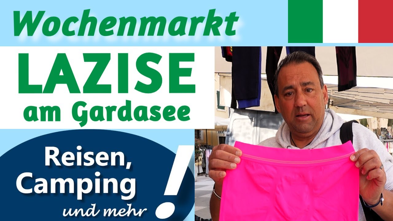 Wochenmarktbesuch in Lazise am Gardasee | ReiseVLOG Italien