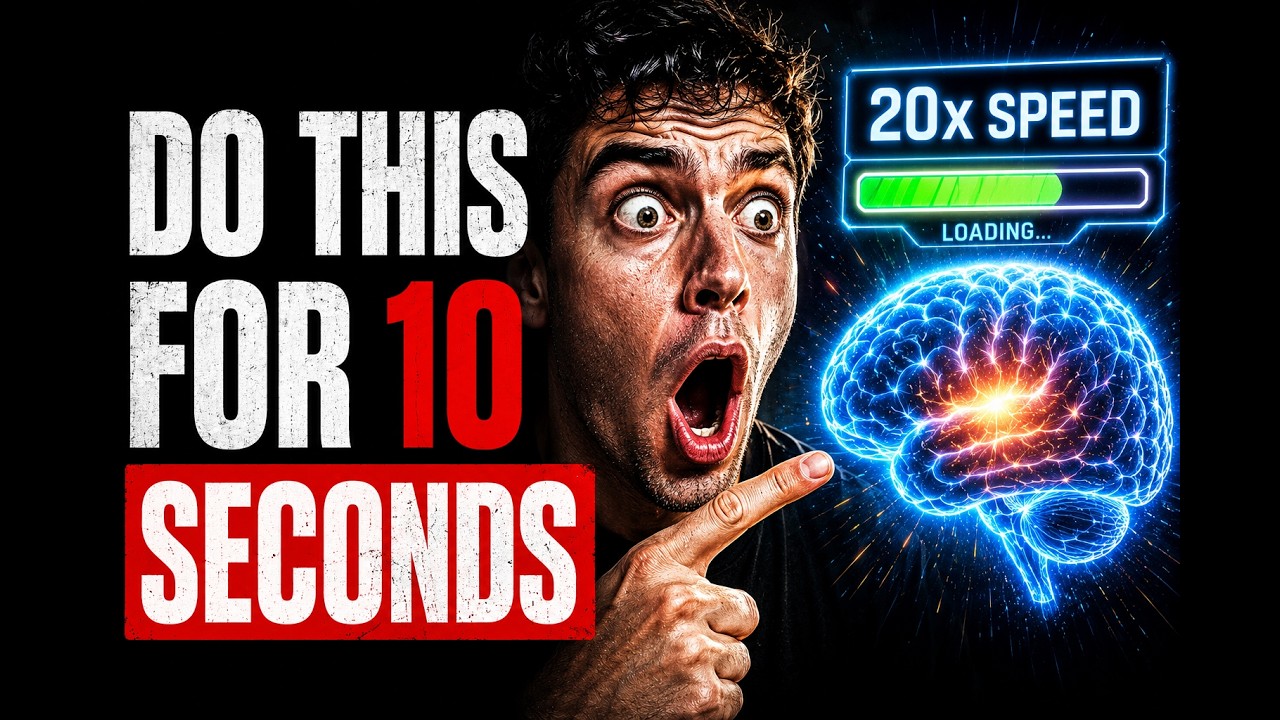How to Force Your Brain to Learn 20x Faster⚡️⚡️ #discipline #hack #animation
