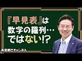 『早見表』は数字の羅列......ではない!?【生保営業マン必見!染宮勝巳のワンポイント】