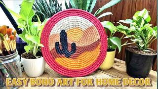 EASY BOHO ART FOR HOME DECOR II DECOR IDEAS II NEW ART TECHNIQUES II RUPALI BHAGAT