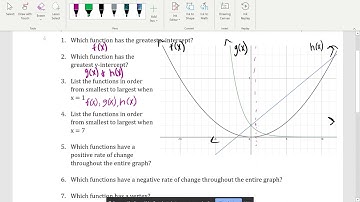 F IF 9 Comparing Functions - Graphs