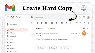 How to print an email from Gmail (Message Hardcopy)