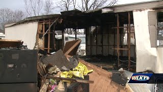 Woman found dead in south Louisville trailer fire was trespassing, homeowner says