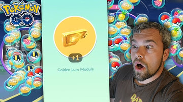 The NEW Golden Lure Module is Amazing! It gave us THESE Rewards! (Pokémon GO)
