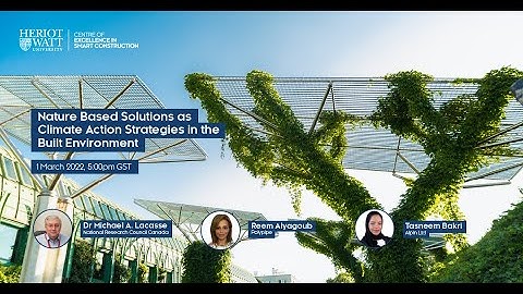 Nature Based Solutions as Climate Action Strategies in the Built Environment