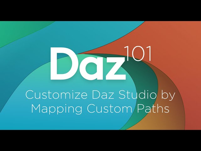 Daz 3D Tutorial: Customize Daz Studio by Mapping Custom Paths