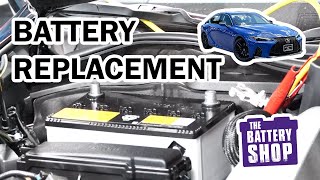 Match Highlights Lexus IS350 (2016) - New Battery Install