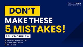 How to Protect Your Car Accident Claim: 5 Common Mistakes to Avoid | Personal Injury Lawyers